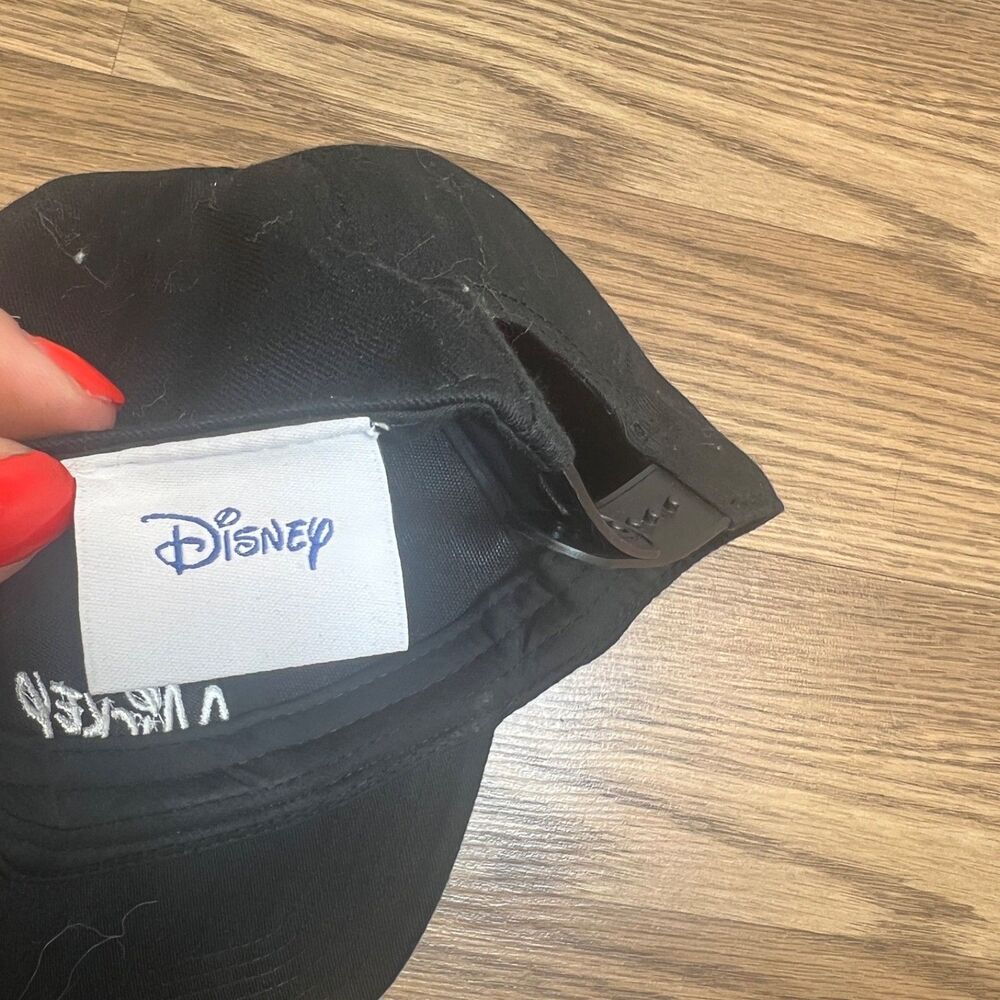 Disney Mickey Mouse‎ Ears Baseball Cap Hat OS Snapback Adjustable Black - Picture 6 of 8